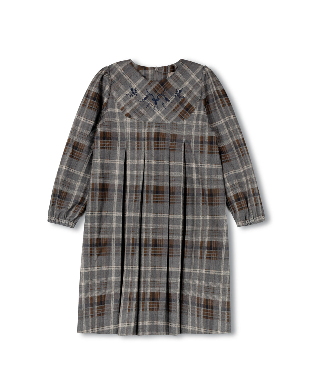 Katie Wool Plaid Swing Dress