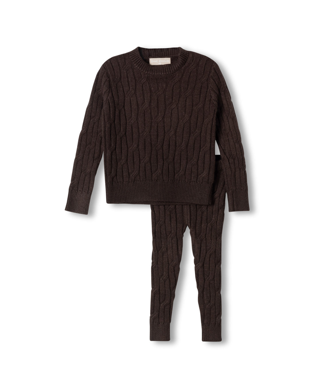 Archie Cable Knit Sweater And Leggings Set
