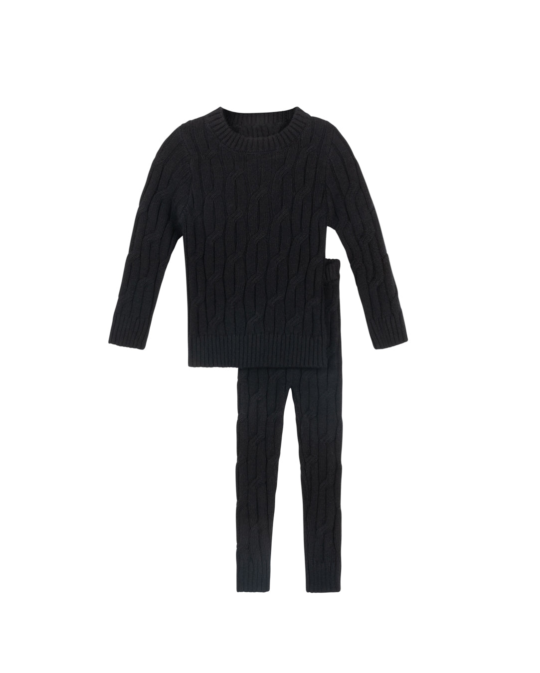 Archie Cable Knit Sweater And Leggings Set