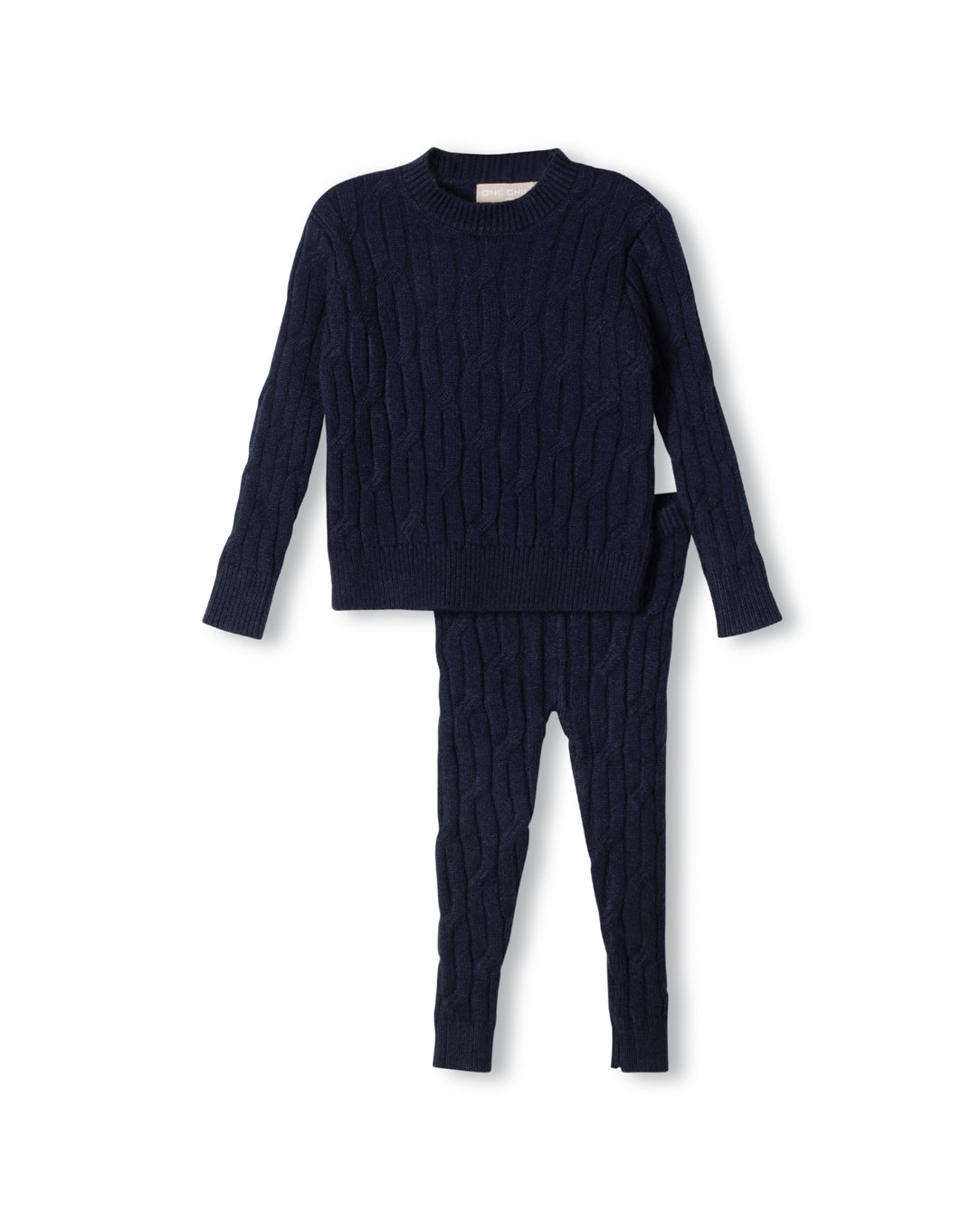 Archie Cable Knit Sweater And Leggings Set