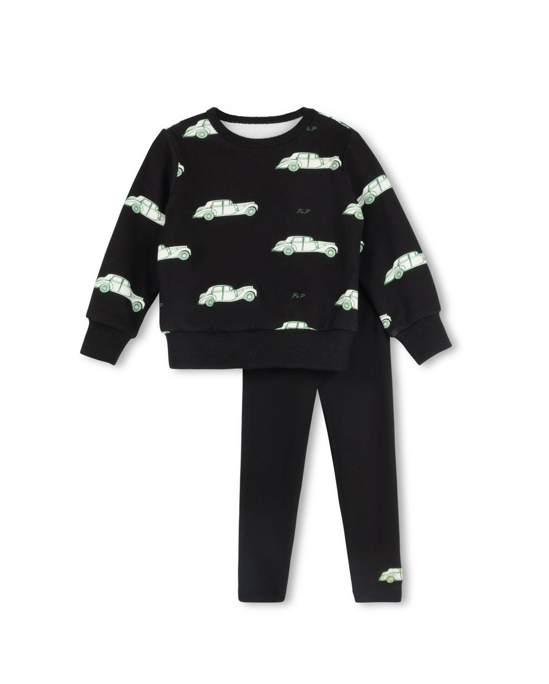 Arco Scattered Car Sweater And Leggings