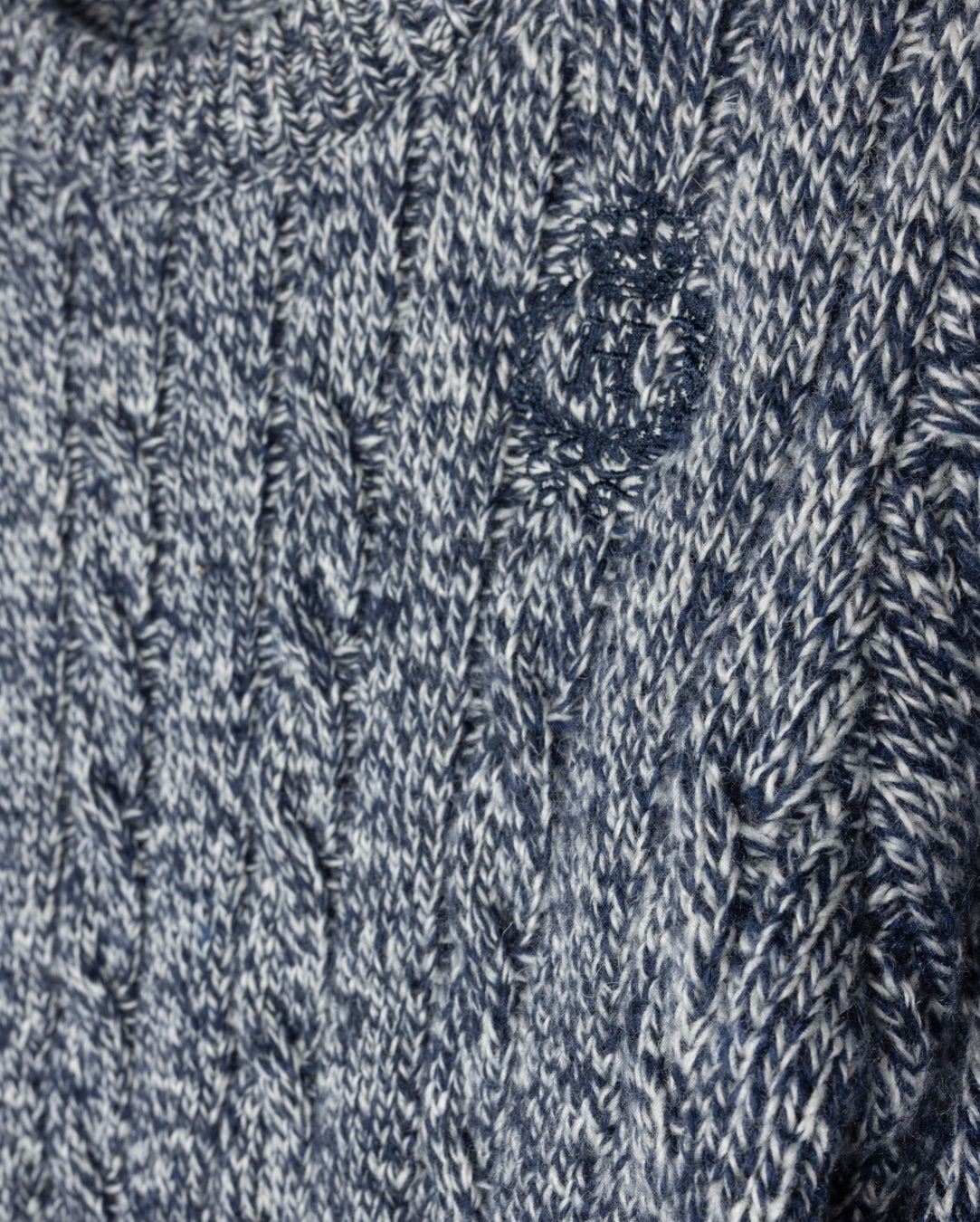 Marled Cable Knit Sweater