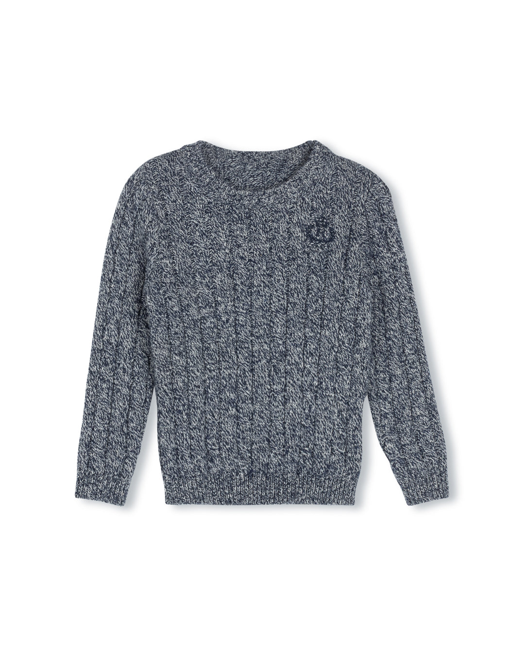 Marled Cable Knit Sweater