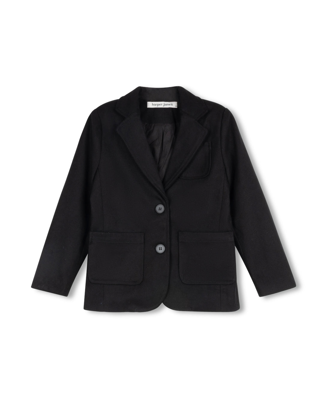 Boiled Wool Pocket Blazer