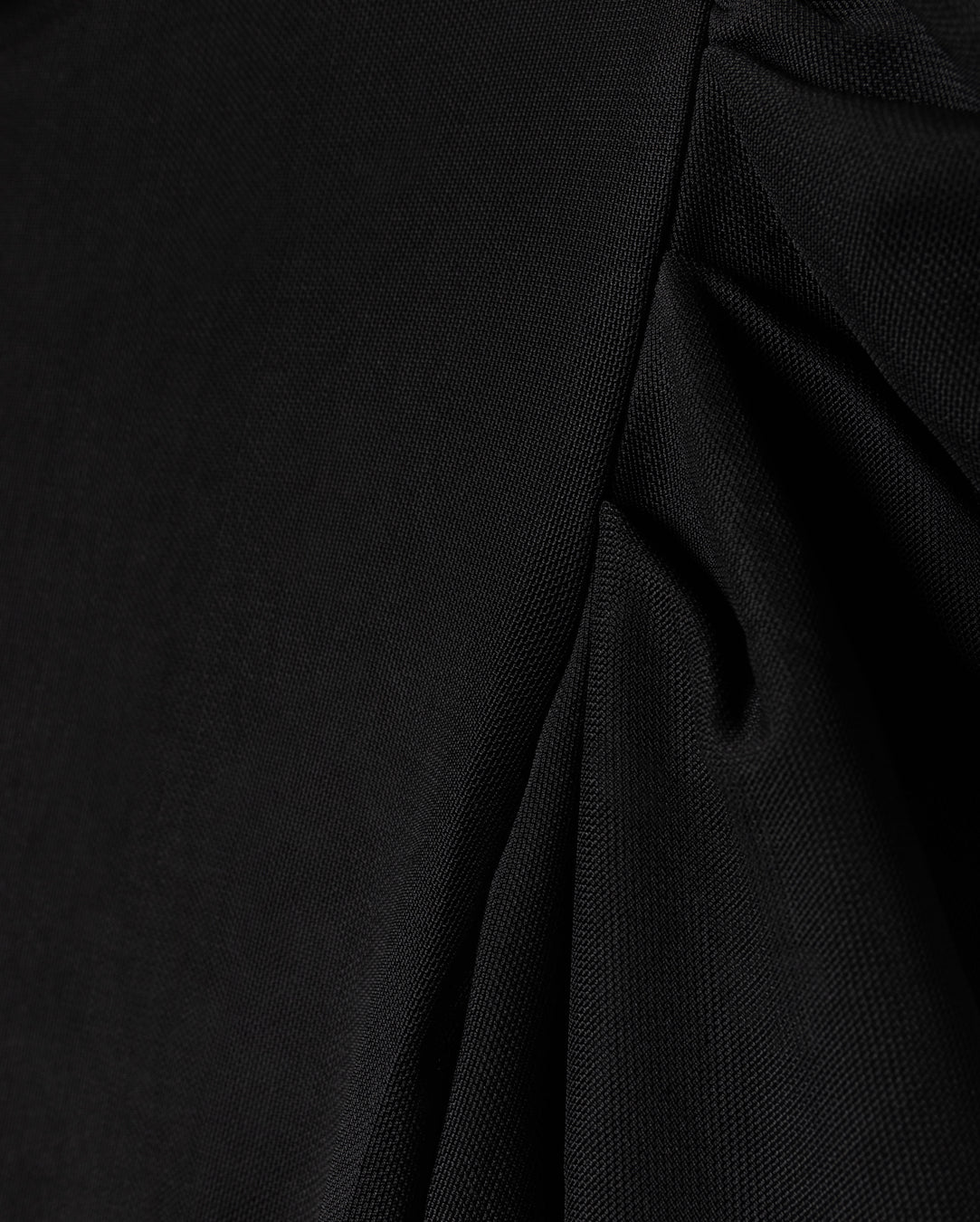 Mesh Puff Sleeve Turtleneck