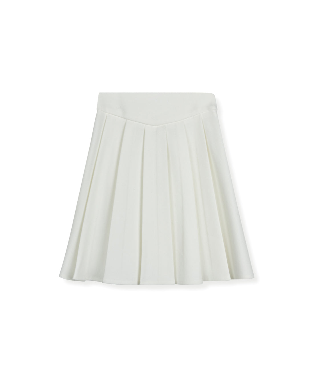 Wool V Waist Skirt