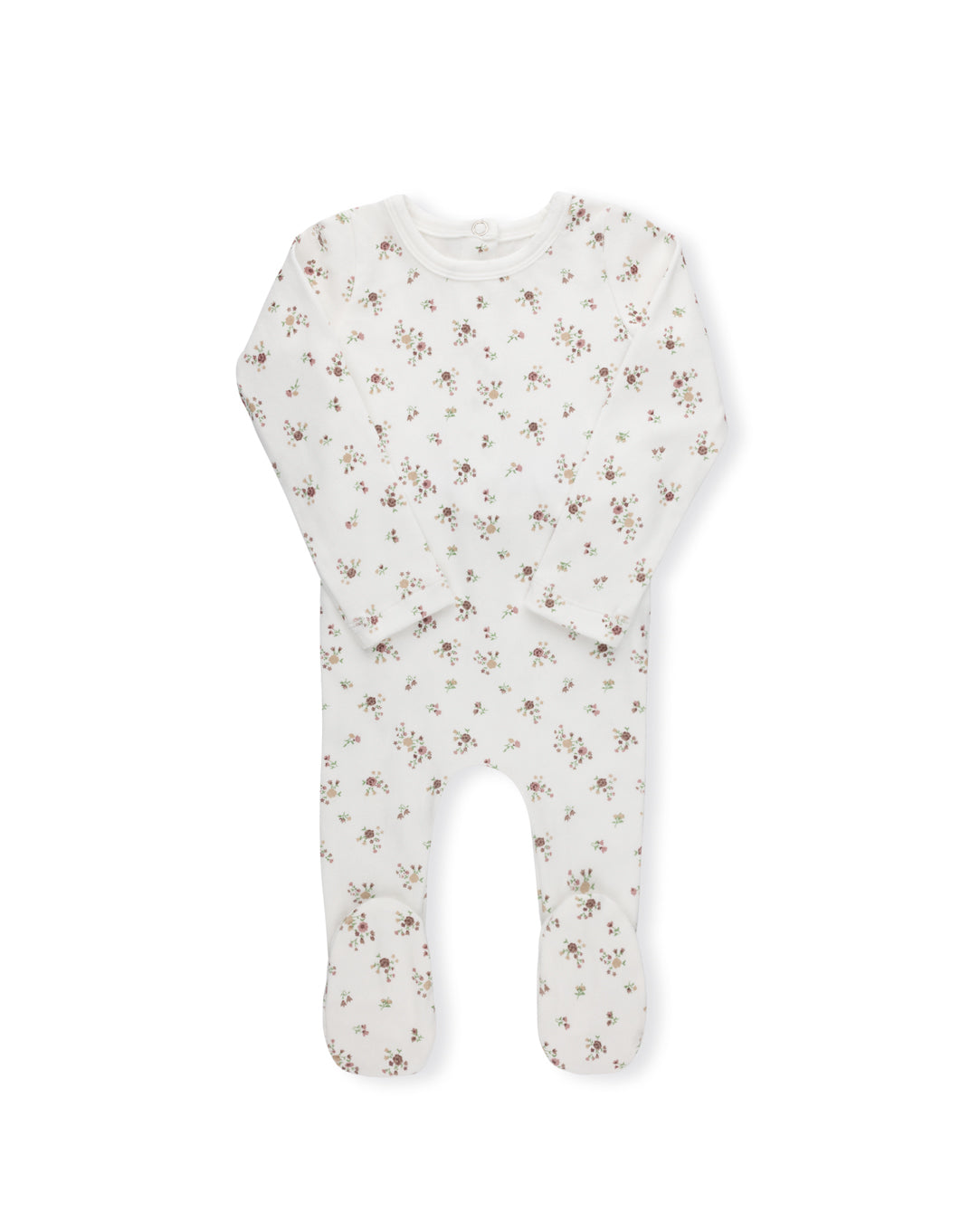 Scattered Printed Pajama Footie