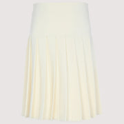 Silk Knit Pleated Skirt