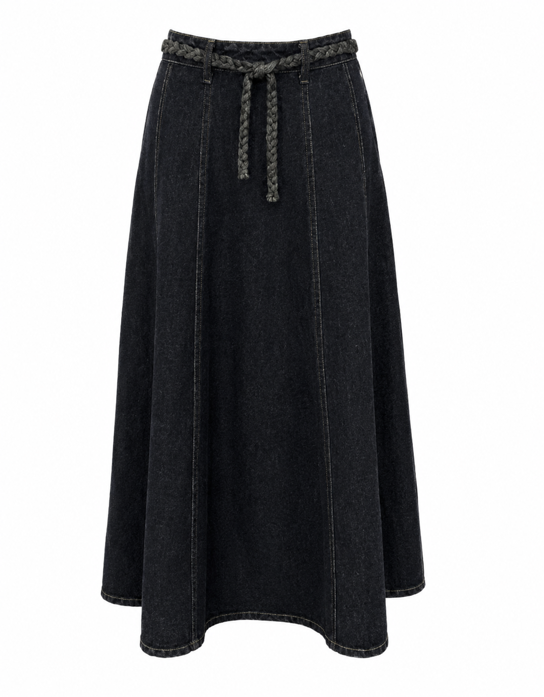 Denim Stitch Skirt