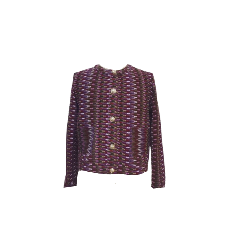 Textured Zig Zag Cardigan