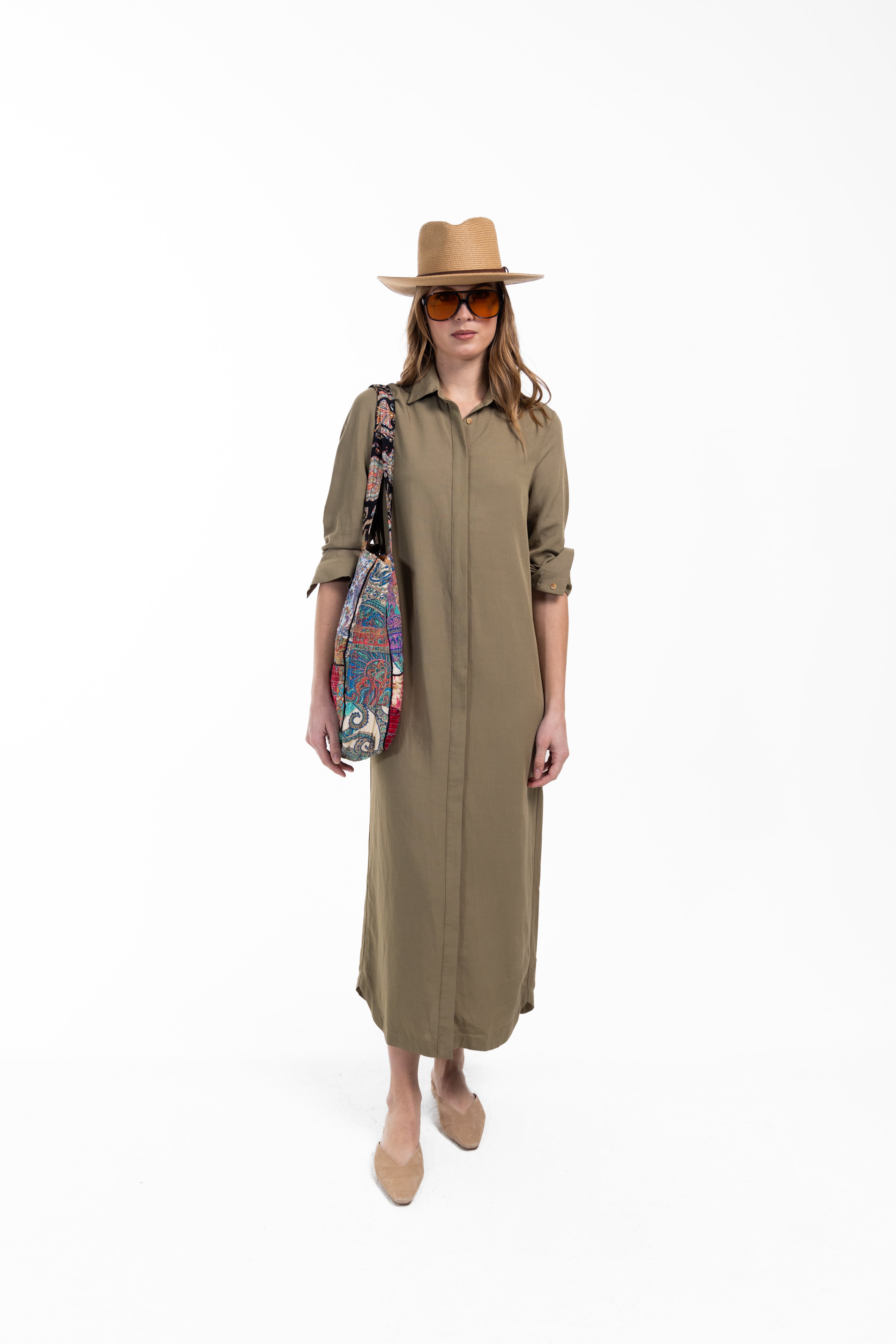 Abbey Linen Shirtdress