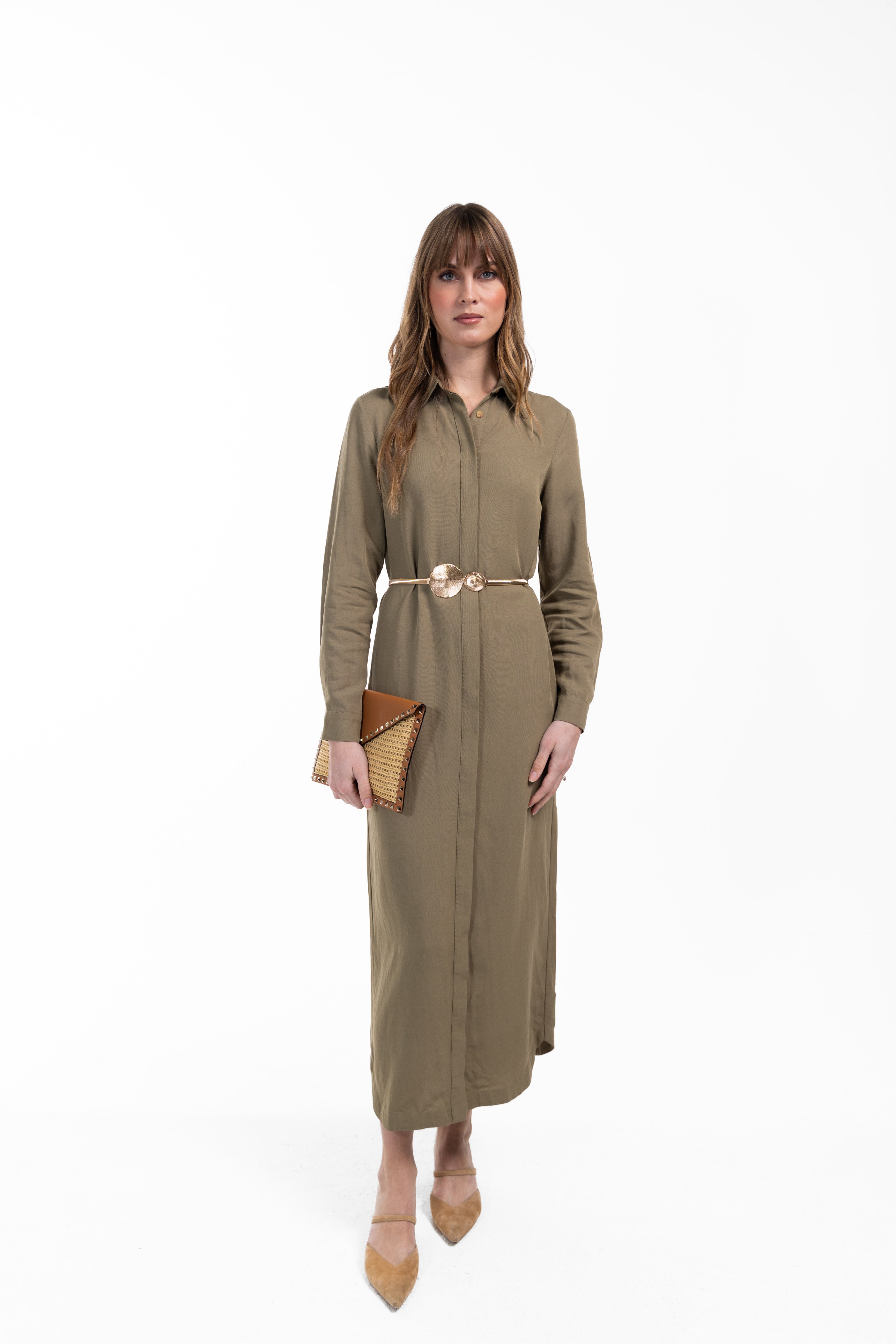 Abbey Linen Shirtdress