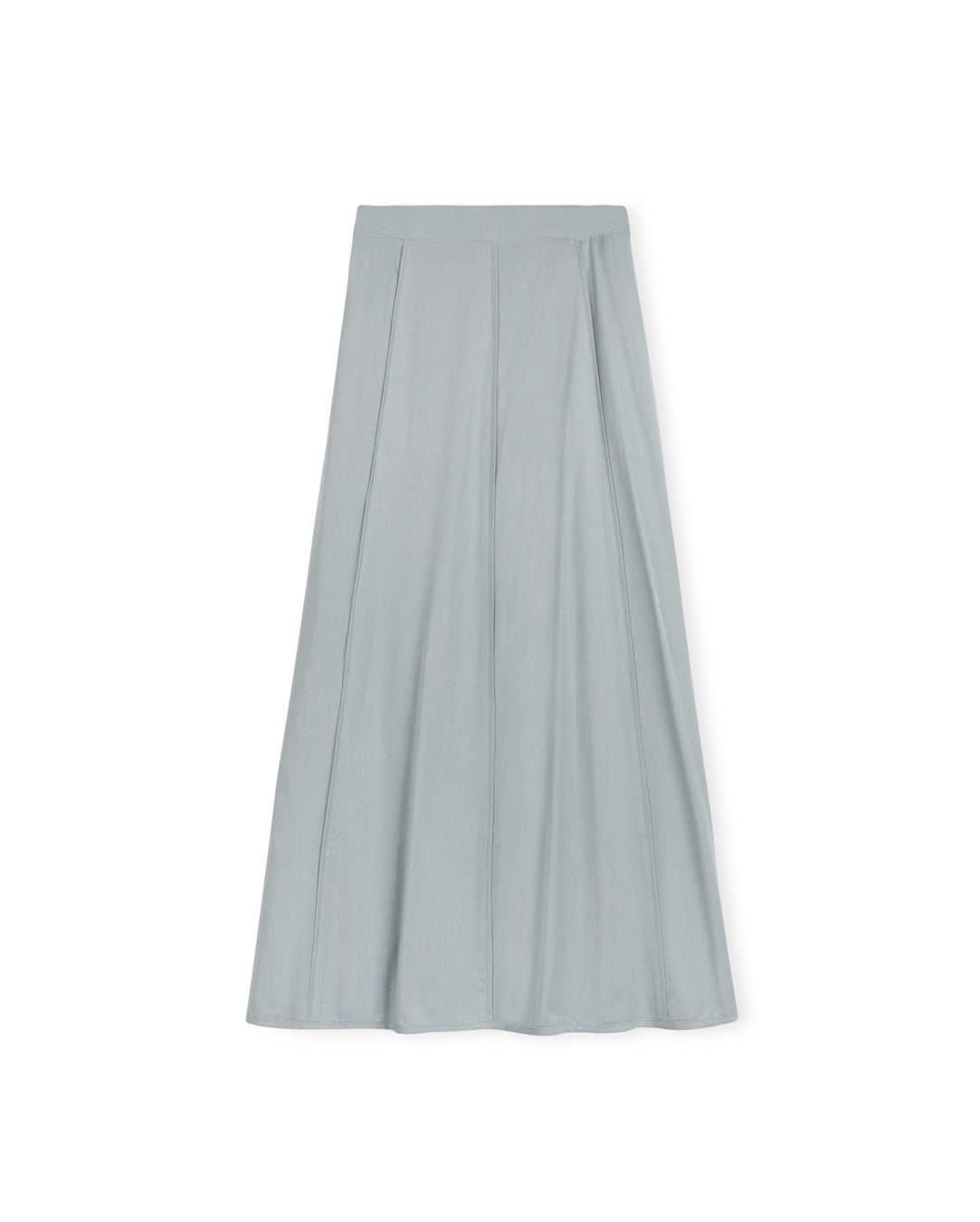 A-Line Zipper Waisted Maxi Skirt