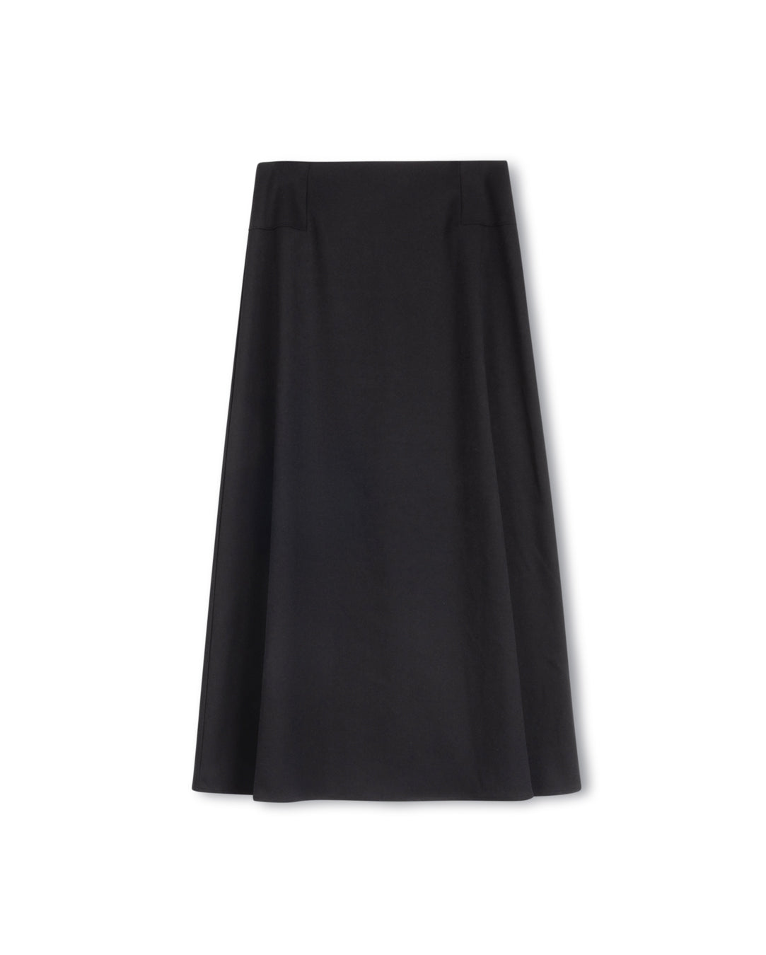 A-Line Waisted Maxi Skirt
