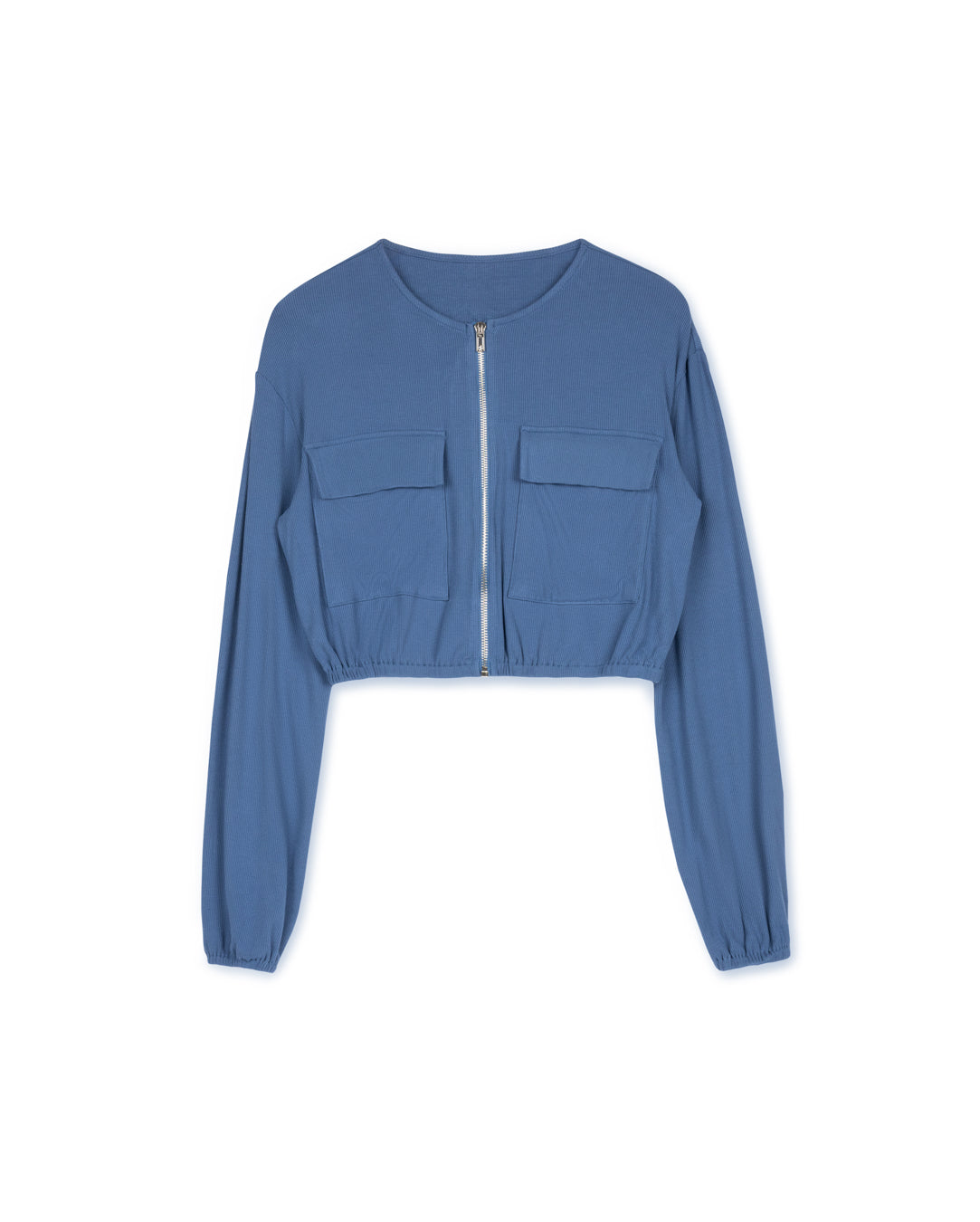 Warren Cropped Ribbed Jacket