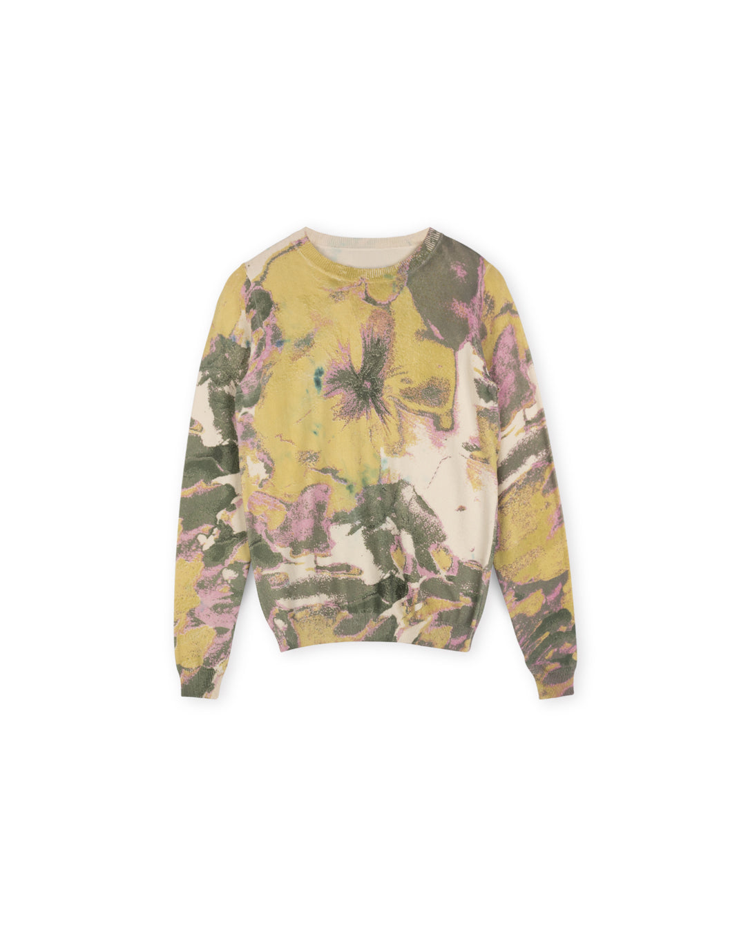 Printed Knit Crewneck