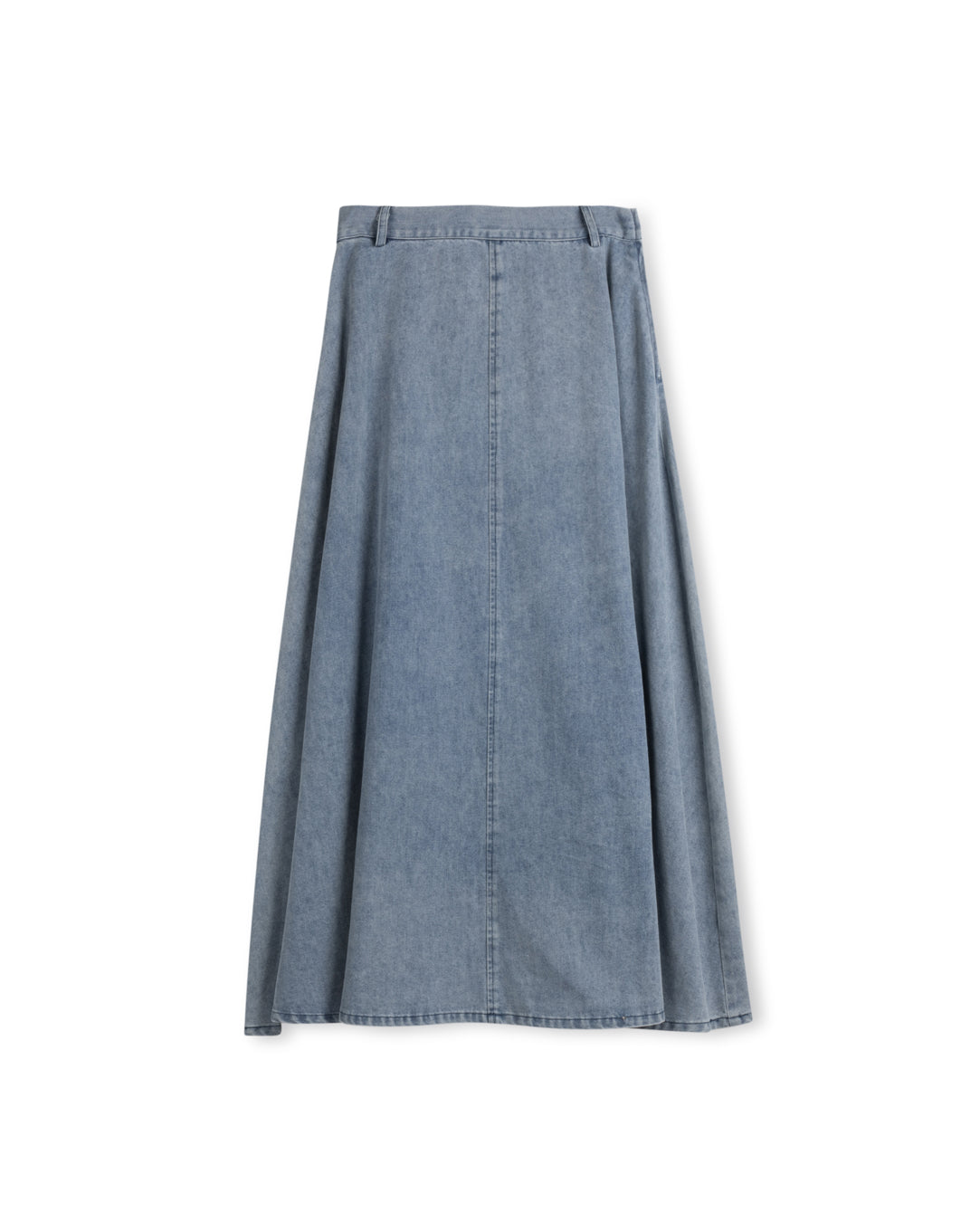 Denim Belt Loop Detailed Skirt