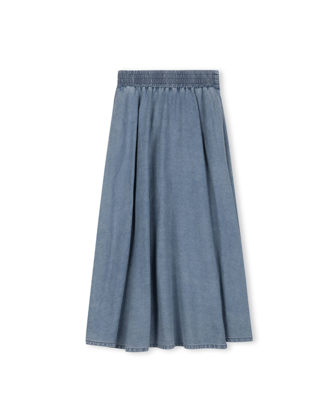 Smock Waisted Maxi Skirt