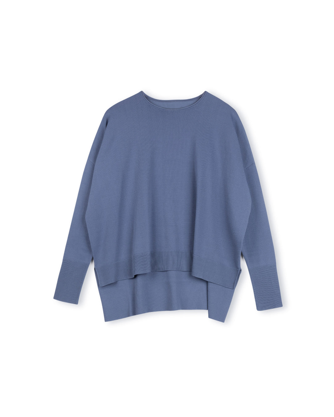 Silk Knit Crew Neck Sweater