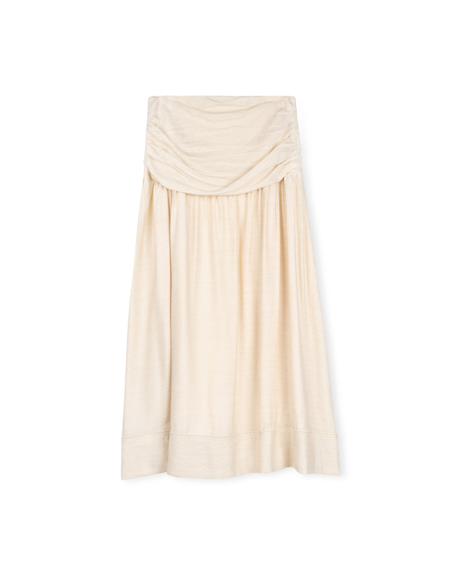 Ruched Waisted Skirt