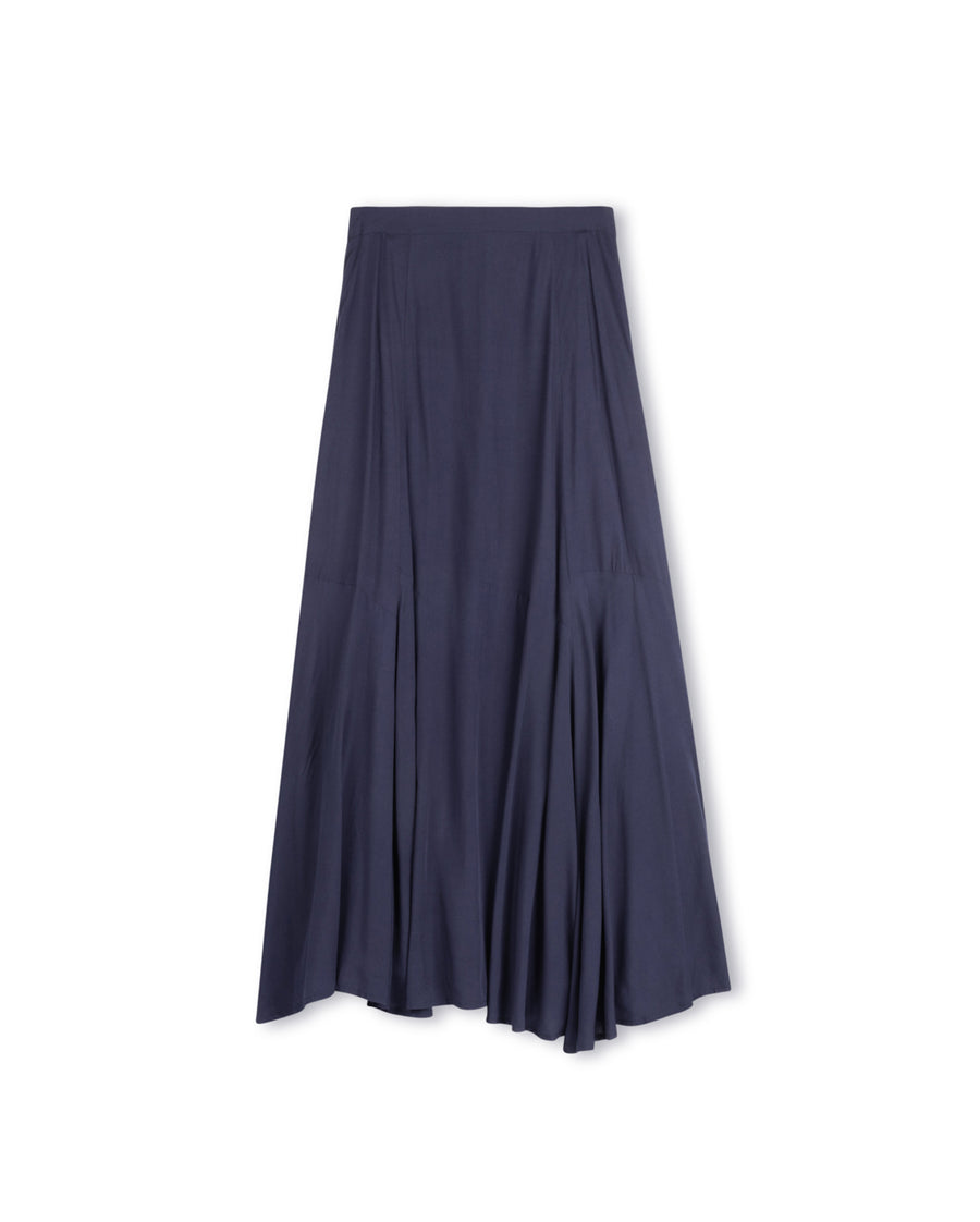 Flowy Seam Detailed Skirt