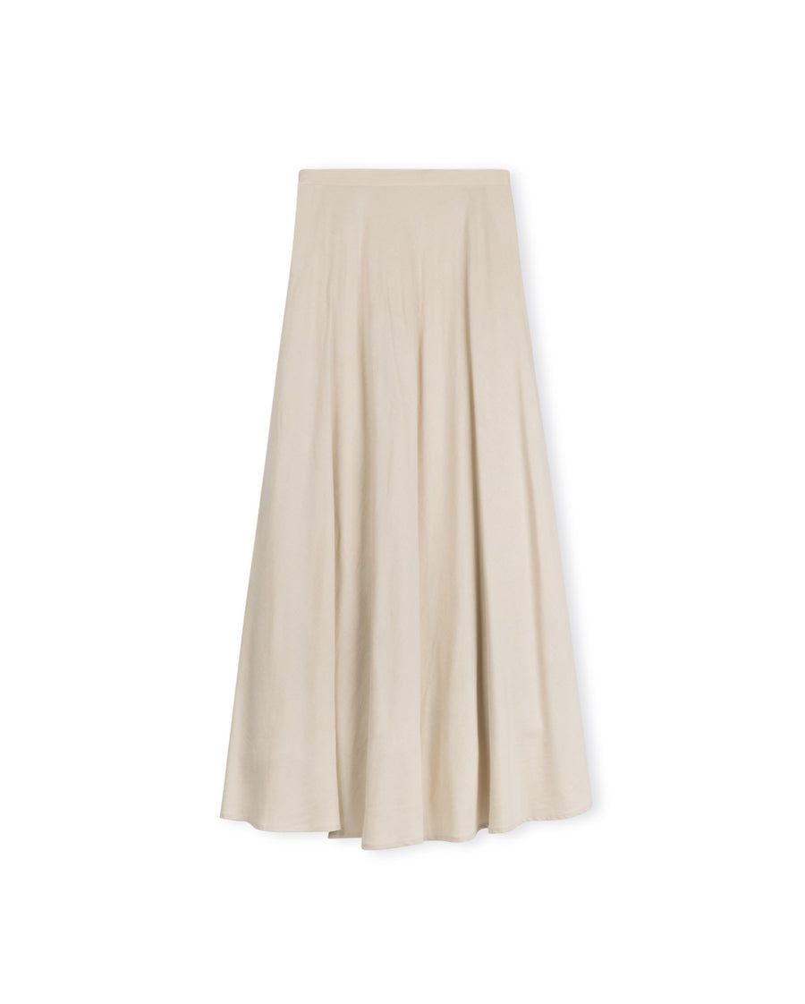 Textured Maxi Slip Skirt