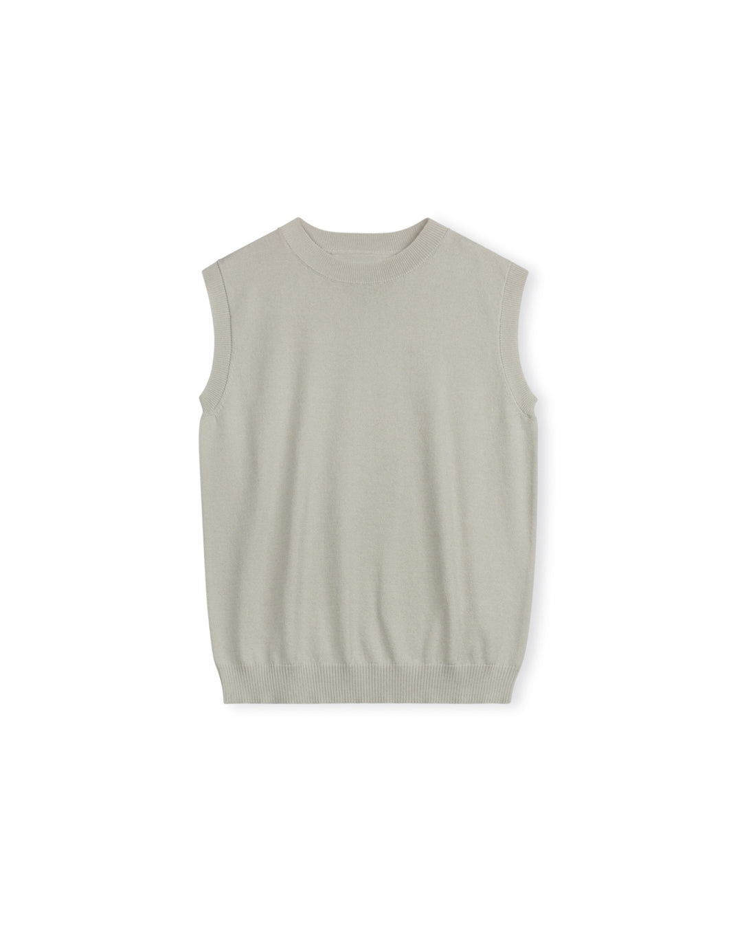 Knit Crew Neck Tank