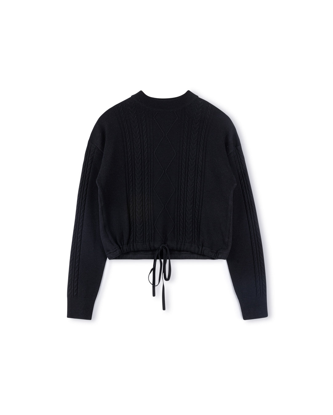 Sweatshirt Back Knit Top