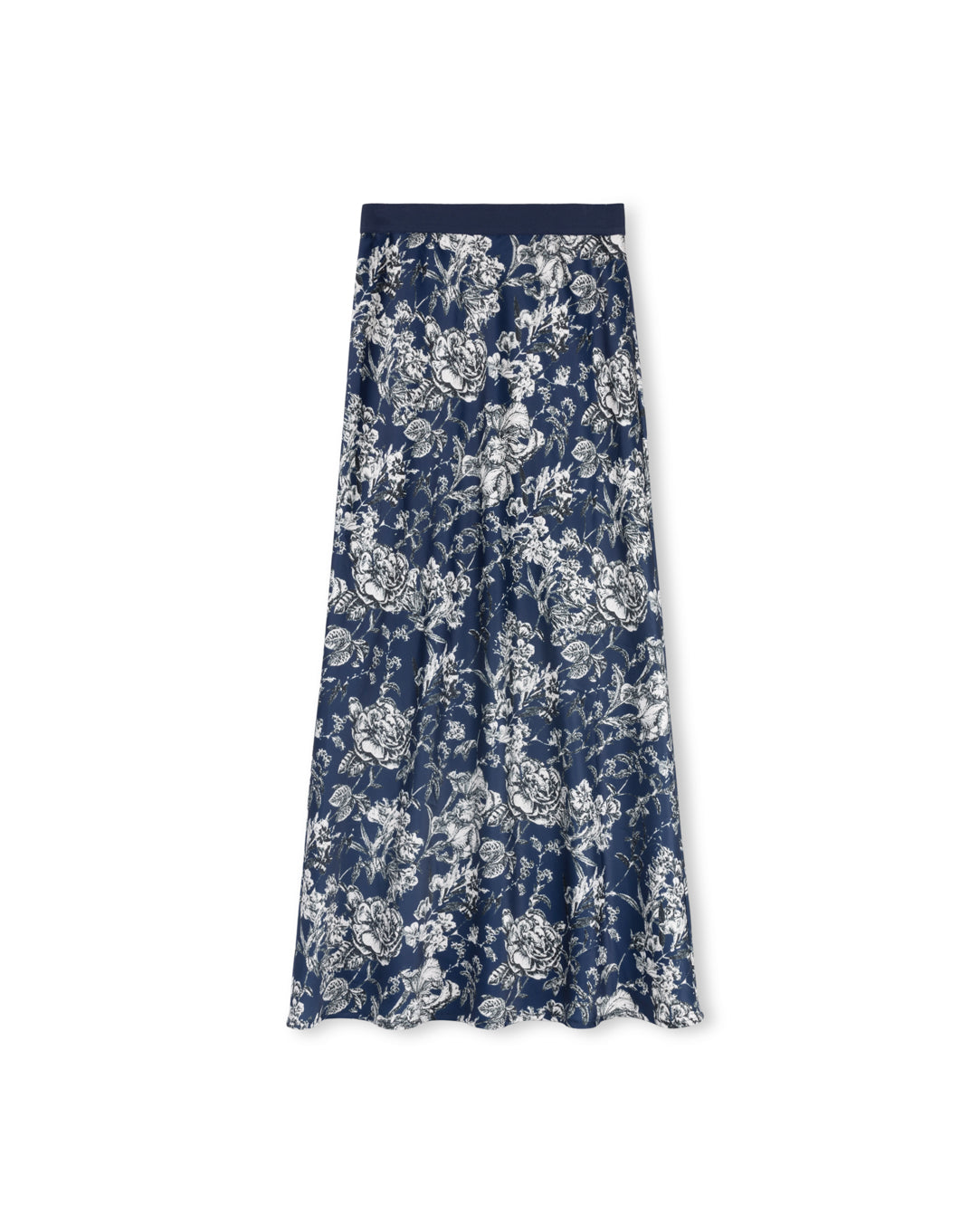 Flower Print Slip Skirt