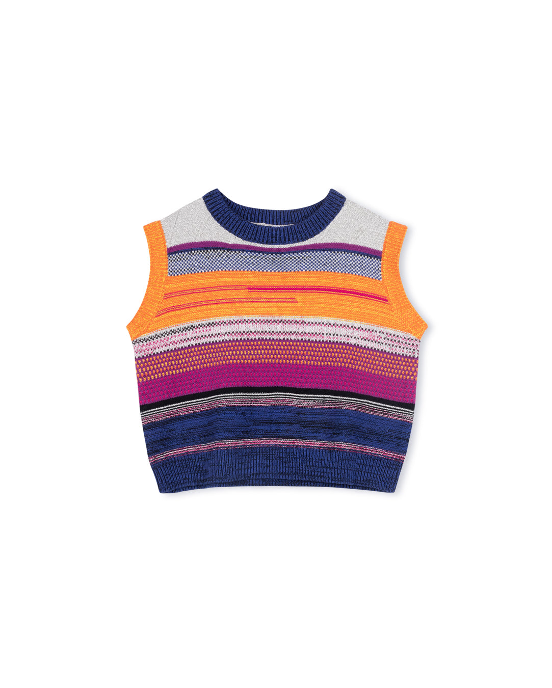 Multi Color Knit Vest