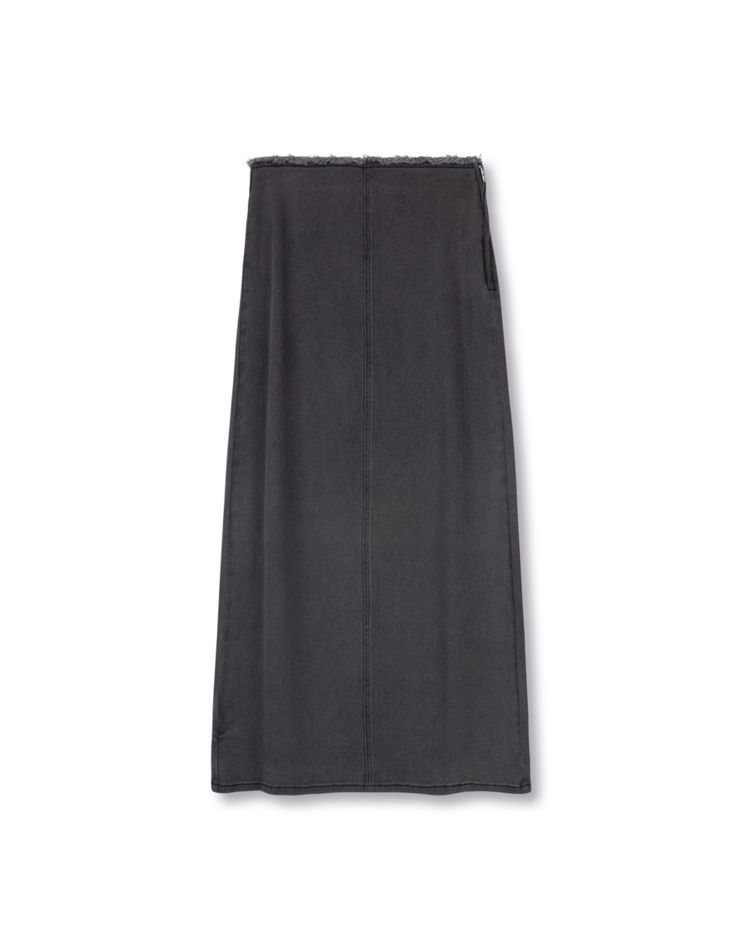 Straight Maxi Denim Skirt