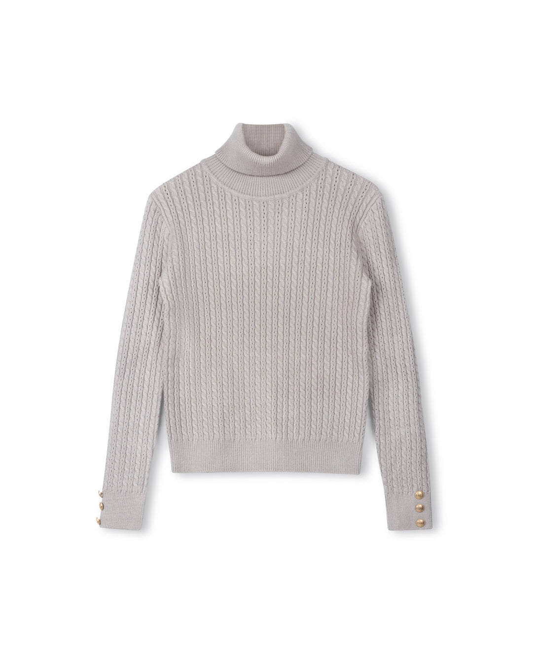 Diamond Knit Turtleneck