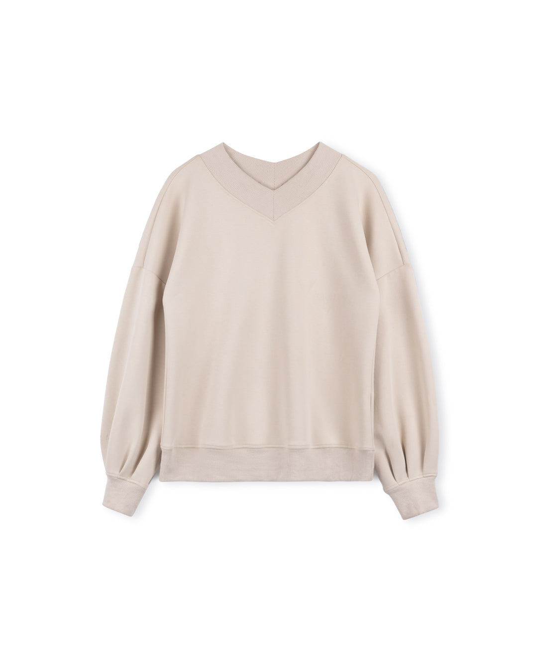 Aura Stretch Jersey Oversized Sweater