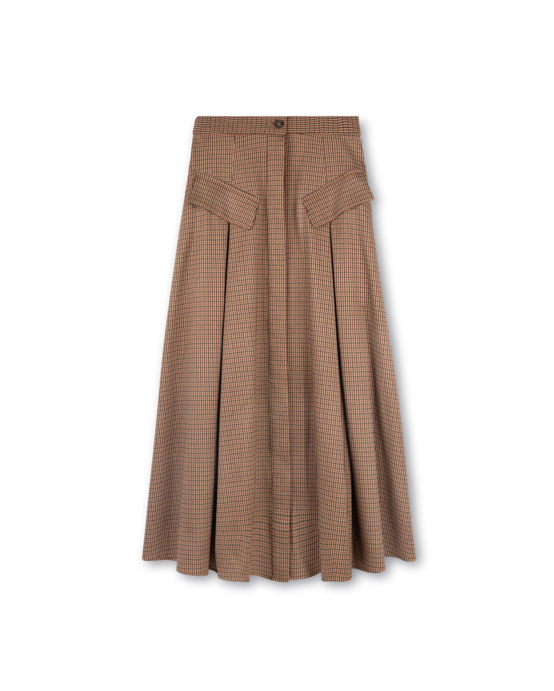 Button Detail Skirt