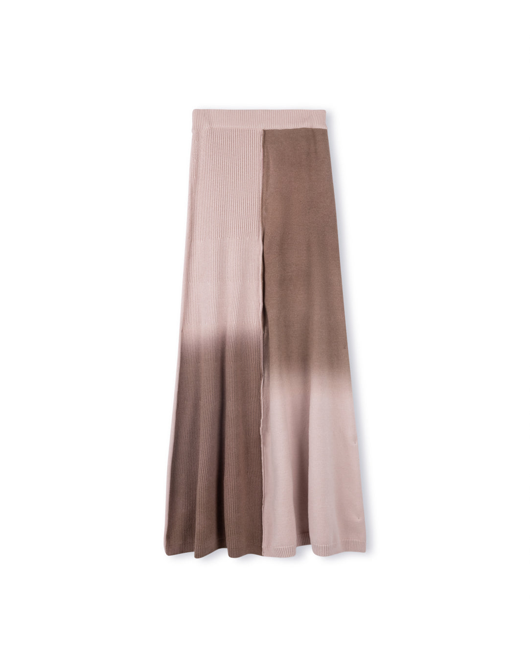 Opposite Ombre Knit Skirt