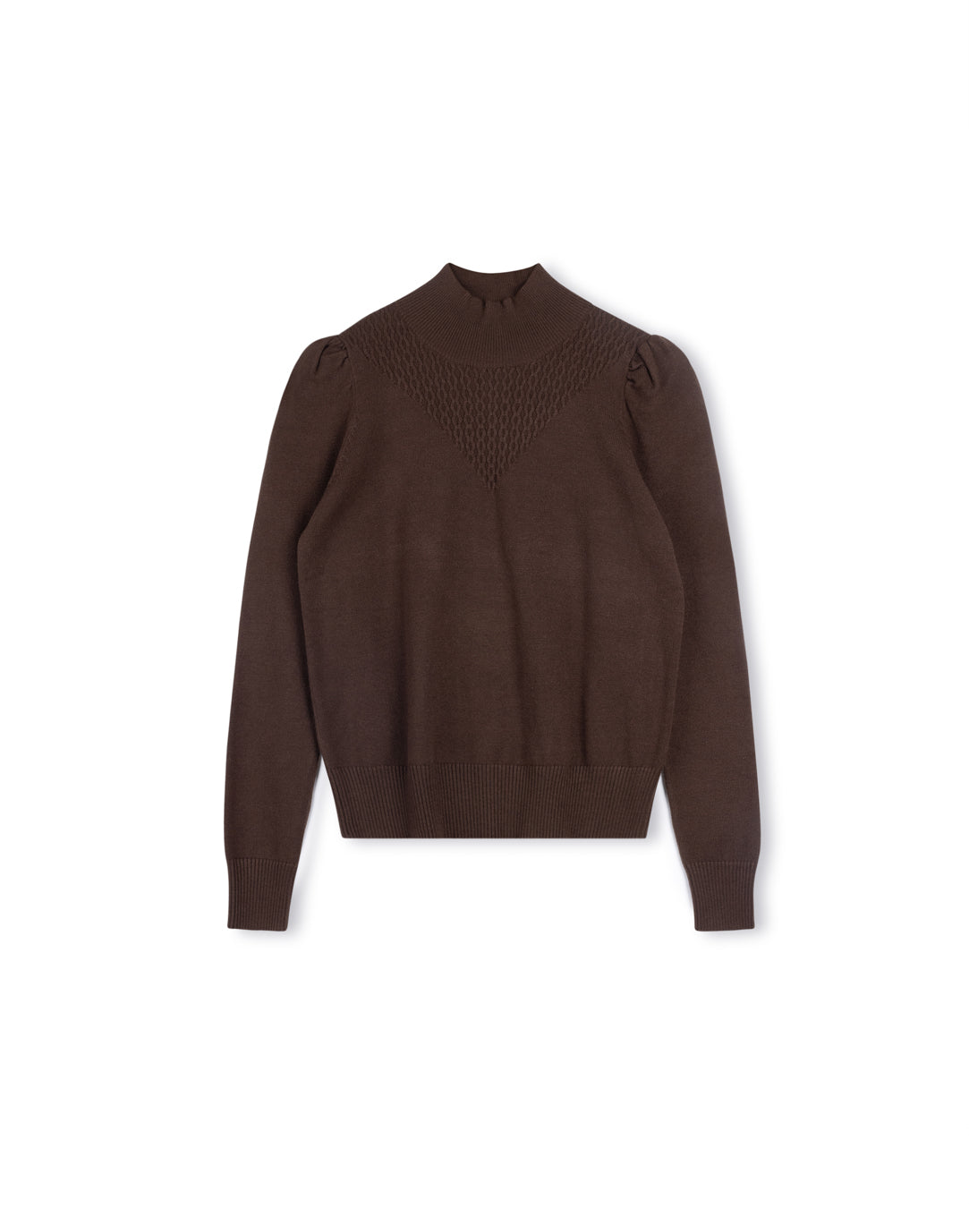 Mock Neck Detailed Sweater