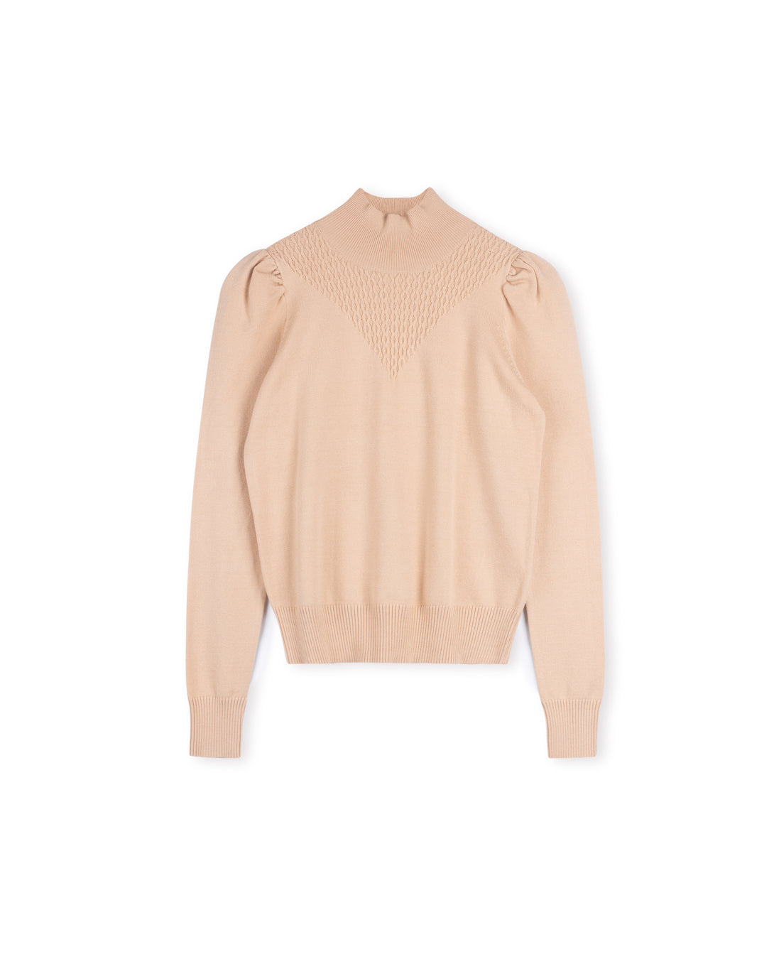 Mock Neck Detailed Sweater