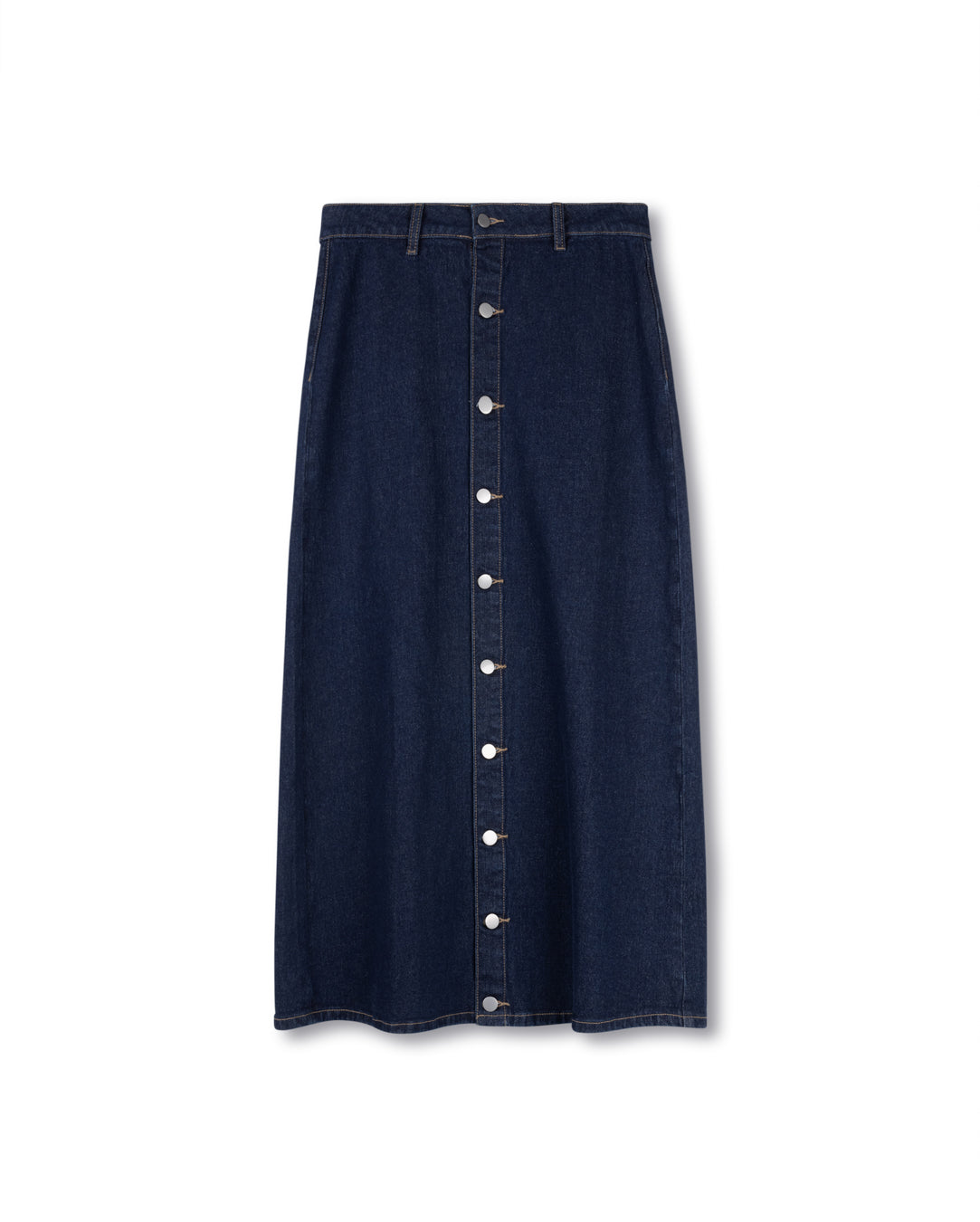 Buttoned Down Denim Skirt