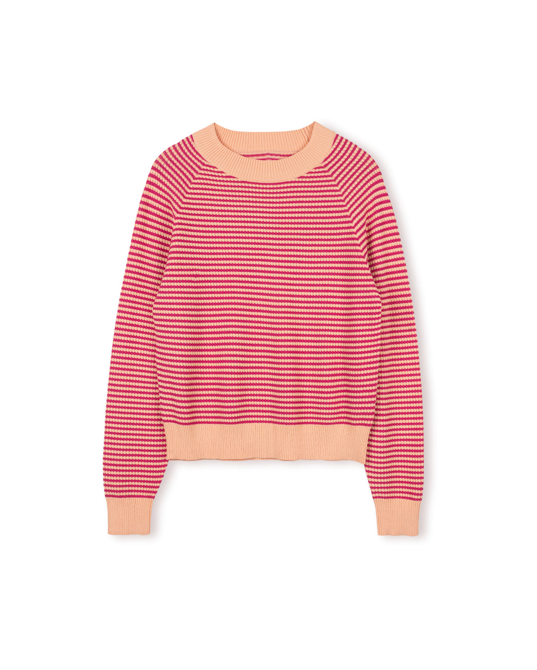 Waffle Knit Stripe Top