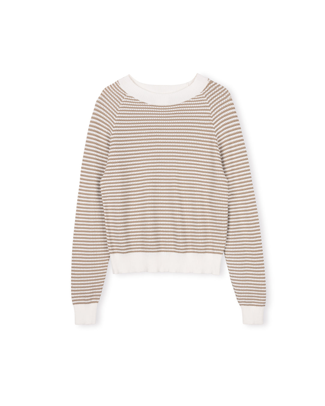 Waffle Knit Stripe Top