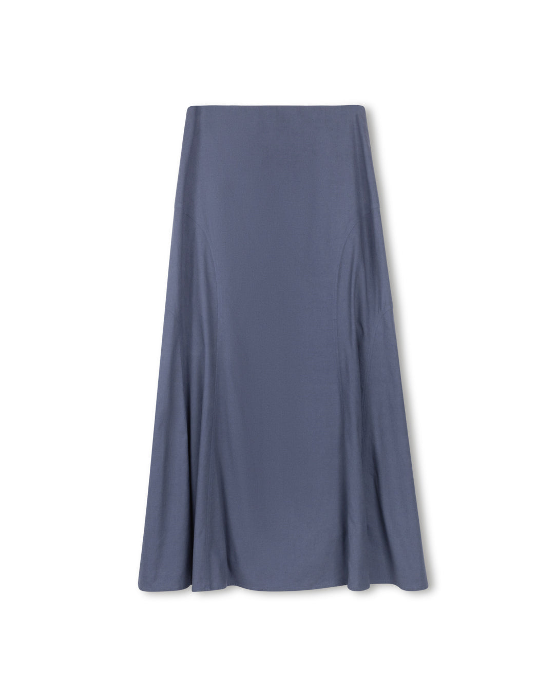 Flared Bottom Linen Skirt