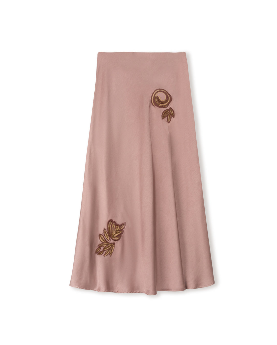 Richard Slip Skirt With Appliques