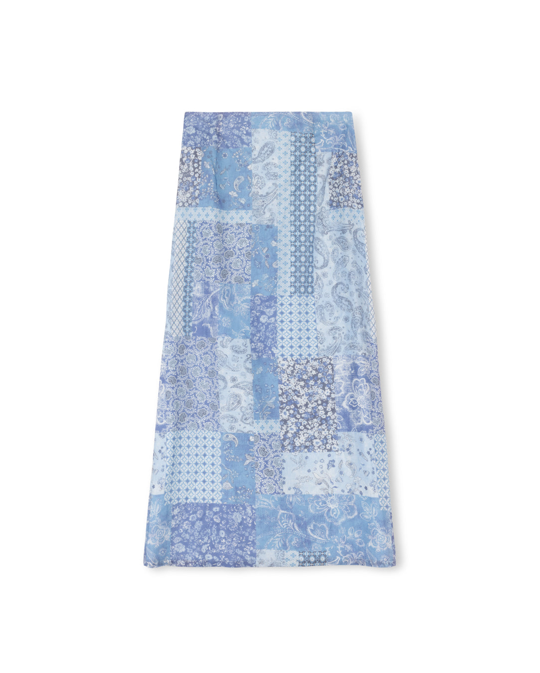 Seidler Silk Print Maxi Skirt