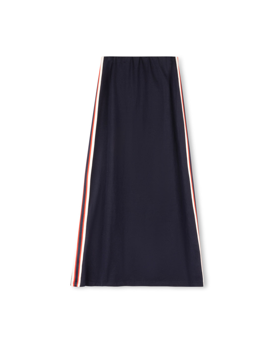 Senate Cotton Maxi Skirt With Sports Piping