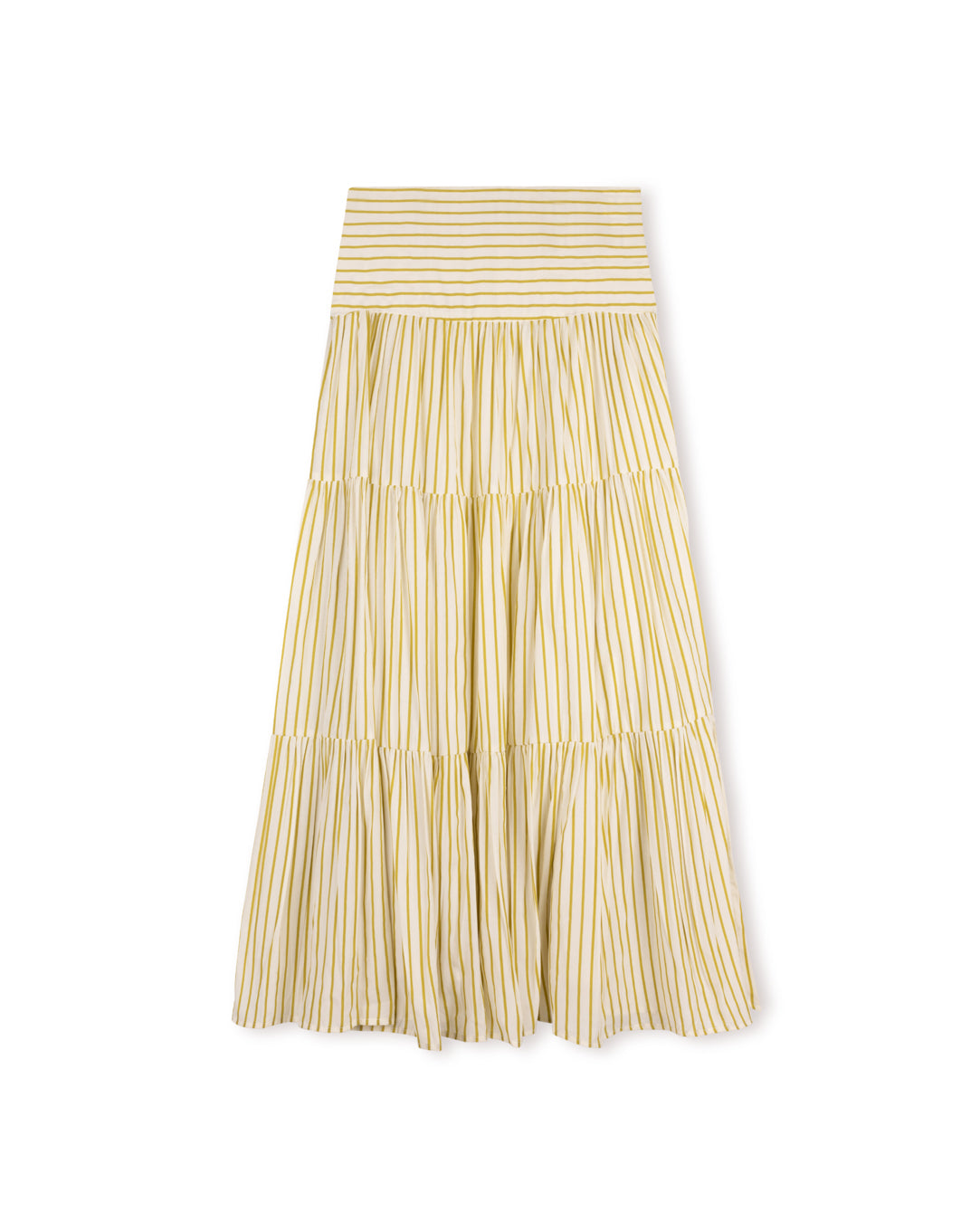 Addie Stripe Poplin Maxi Skirt