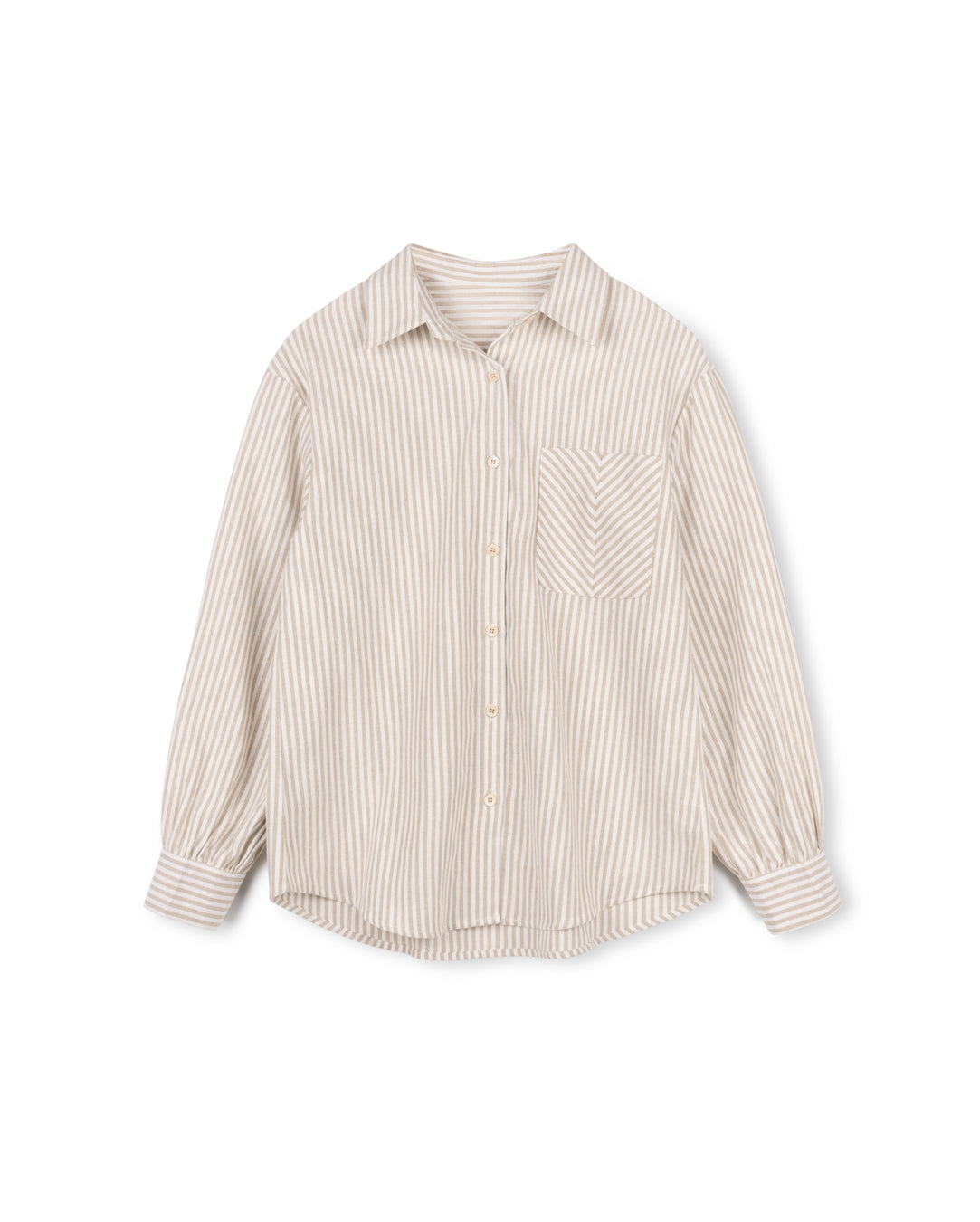 Stripe Linen Blouse