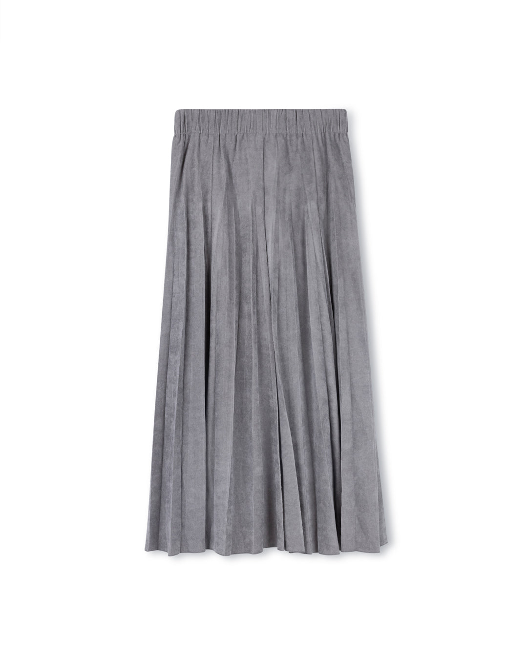 Filly Corduroy Pleat Maxi Skirt