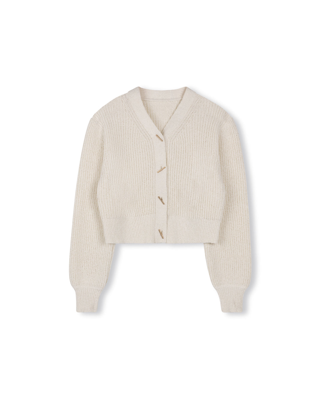 Cropped Chunky Knit Cardigan