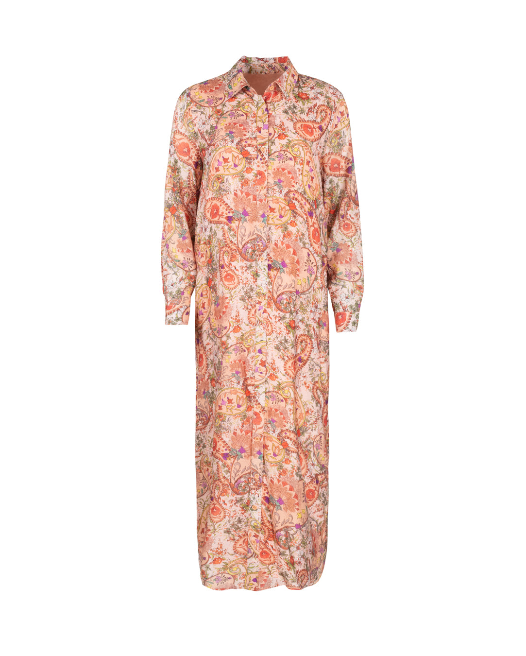 Printed Maxi Shirtdress