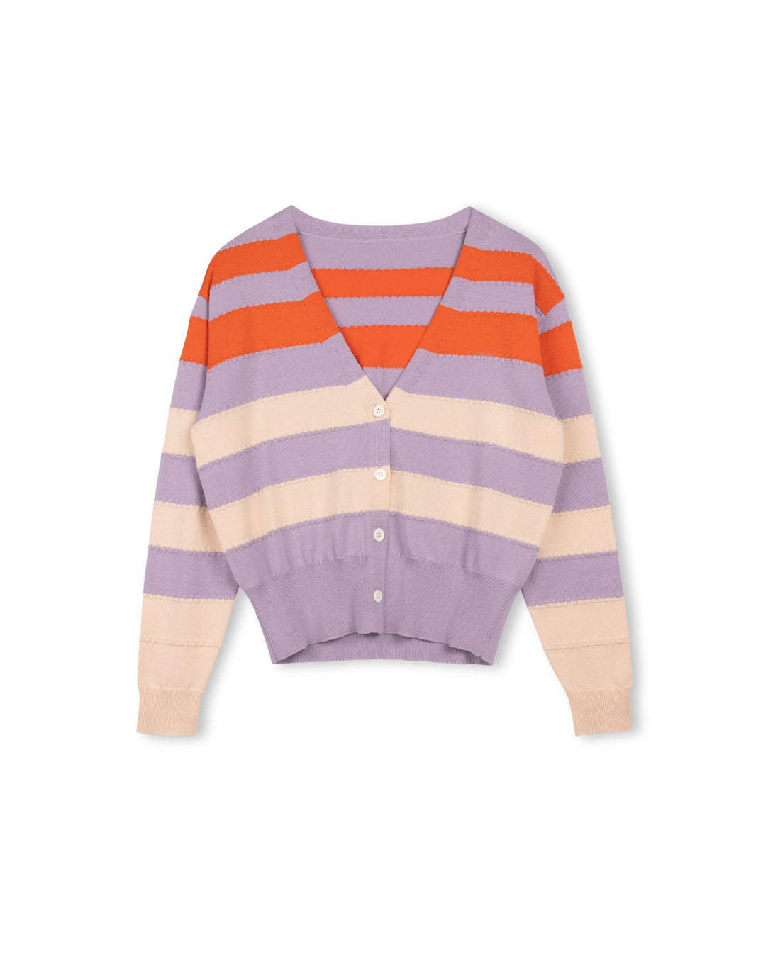 Stripe Knit Cardigan